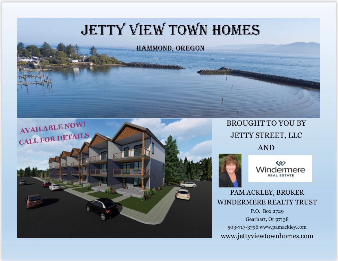Jetty View Town Homes Columbia River View Town Homes for Sale, Marina